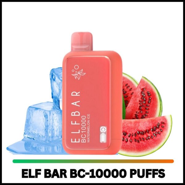 Elf Bar 10000 Puffs watermelon ice - 1 Elf bar bc10000