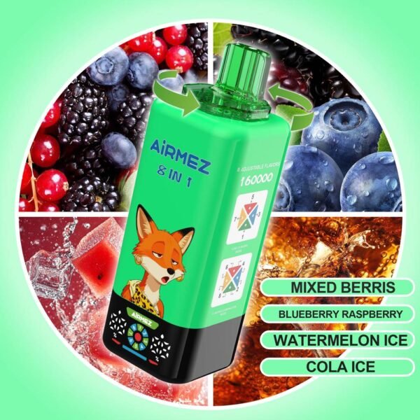 Airmez 8 in 1 disposable vape