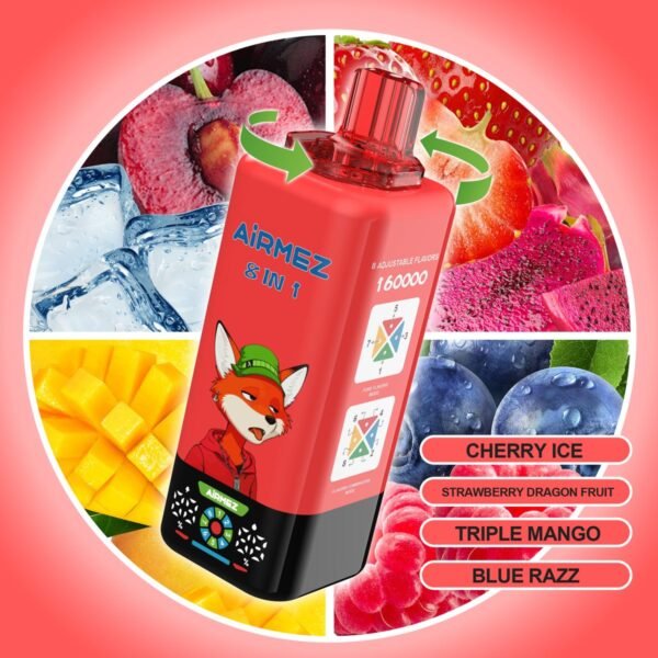 Airmez 8 in 1 disposable vape