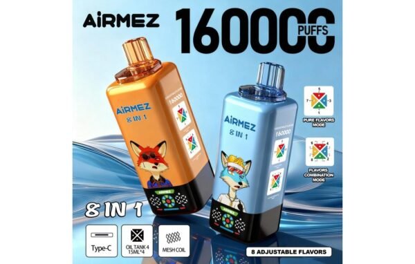Airmez 8 in 1 disposable vape