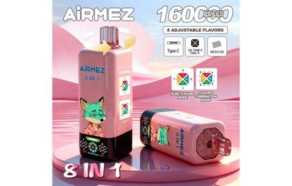 Airmez 8 in 1 disposable vape