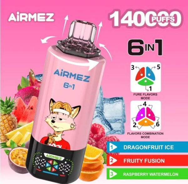 Airmez FOX 6 in 1 disposable vape