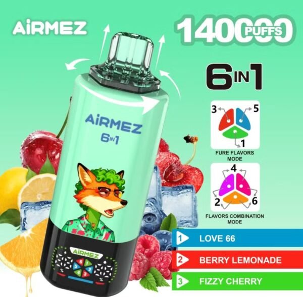 Airmez FOX 6 in 1 disposable vape