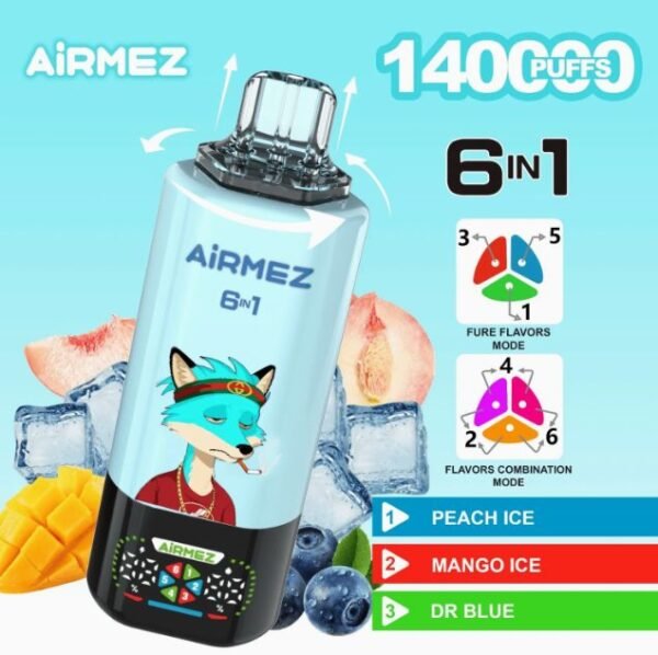 Airmez FOX 6 in 1 disposable vape
