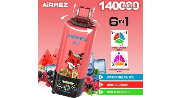 Airmez FOX 6 in 1 disposable vape