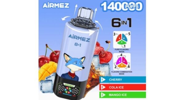 Airmez FOX 6 in 1 disposable vape