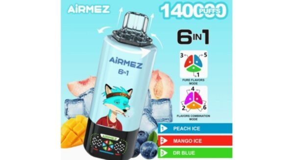 Airmez FOX 6 in 1 disposable vape