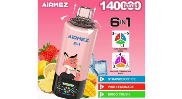 Airmez FOX 6 in 1 disposable vape