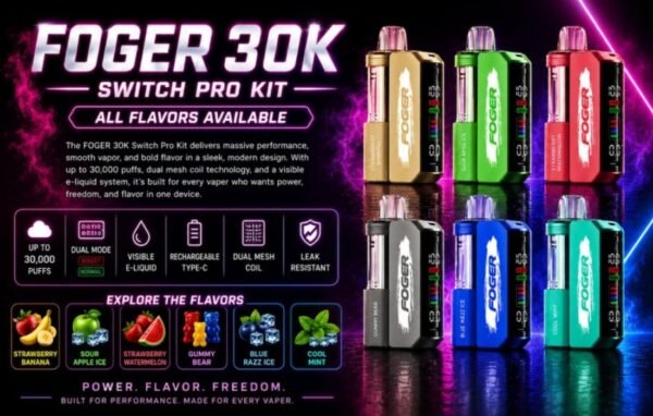Foger Switch Pro 30K Kit disposable vape