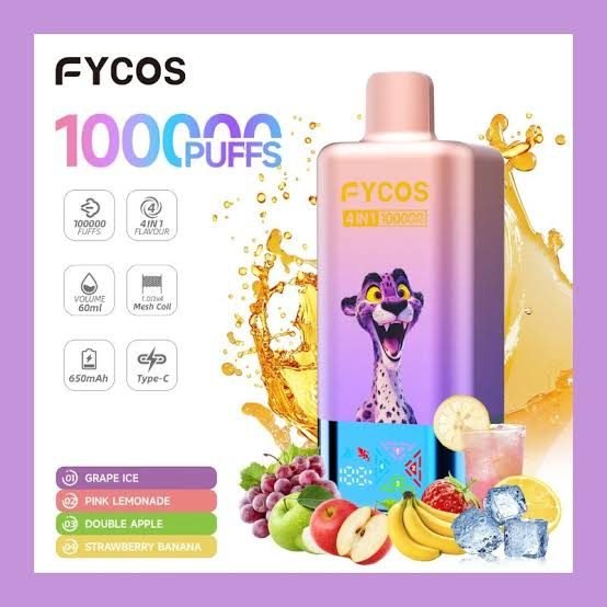 Fycos 100K 4 in 1 disposable vape