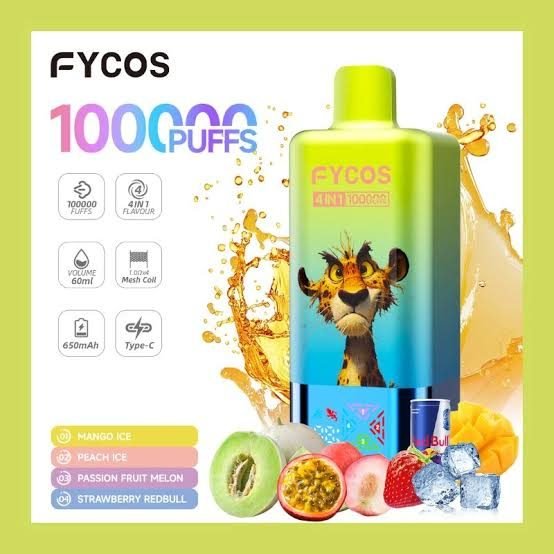 Fycos 100K 4 in 1 disposable vape