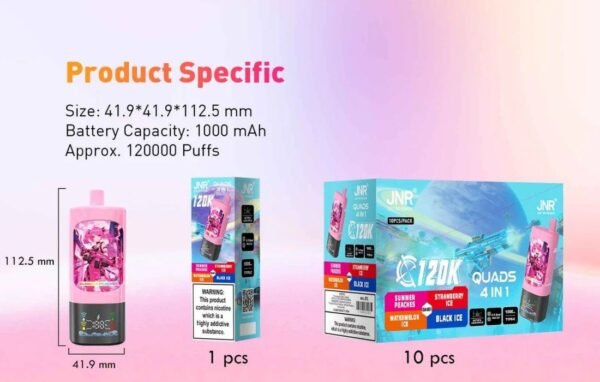 jnr-120k-quads-4-in-1-15 JNR 120K Quads 4 in 1 disposable vape