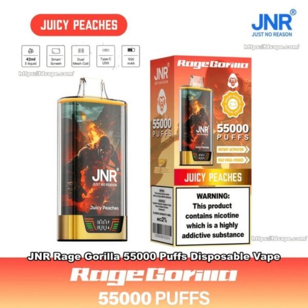 JNR Ragegorilla 55000 disposable vape