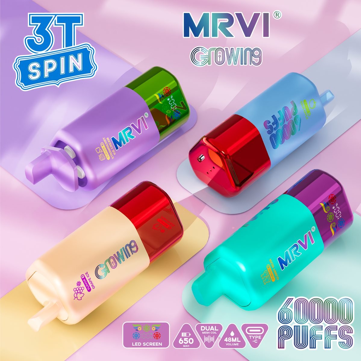 MRVI Wholesale: Nine Models, One Ladder, Where to Enter 1 MRVI Growing 60000 with three separate 16 ML chambers and a 650 mAh battery