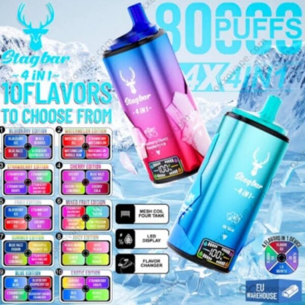 Stag Bar 4 in 1 disposable vape