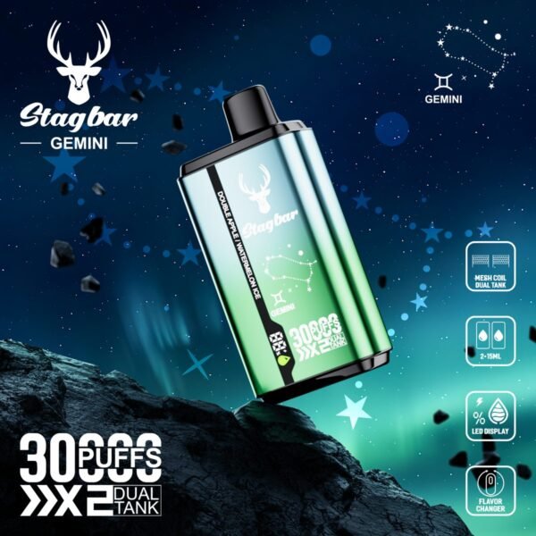 Stag Bar Gemini 30000 disposable vape