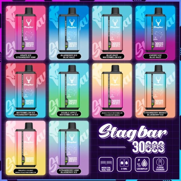 Stag Bar Gemini 30000 disposable vape