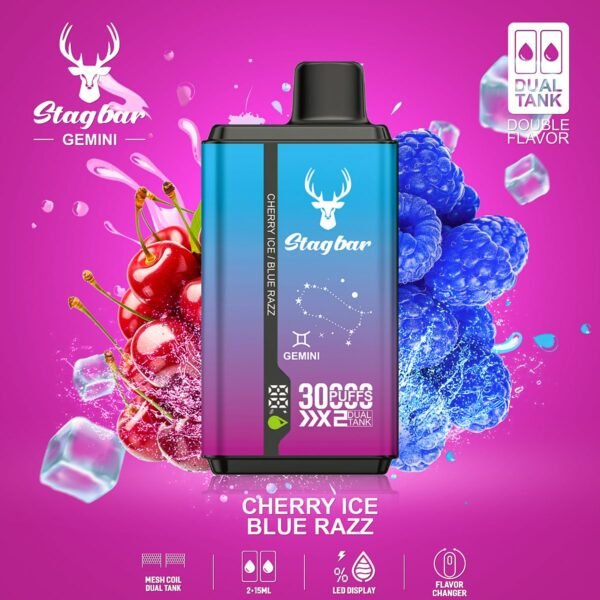 Stag Bar Gemini 30000 disposable vape