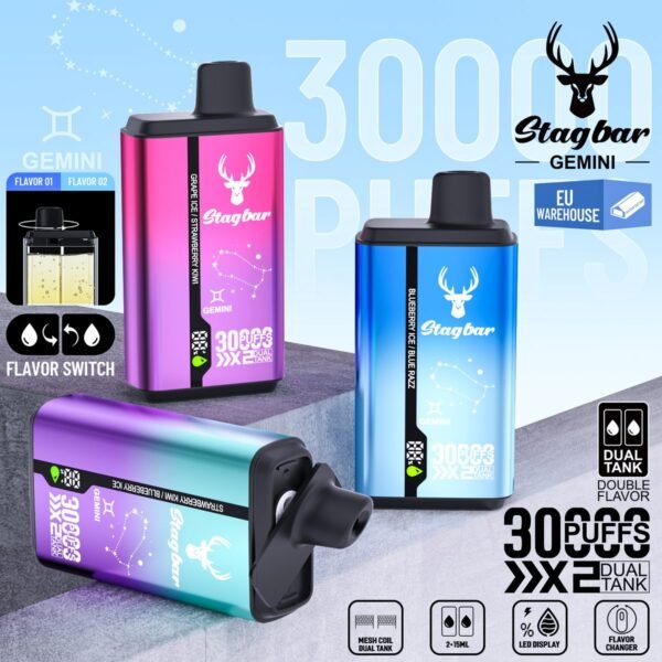 Stag Bar Gemini 30000 disposable vape