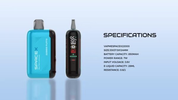 Vapme SpaceX 22000 disposable vape