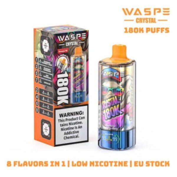 waspe-8-in-1-crystal-180k-puffs-02 Waspe 8 in 1 Crystal 180K Puffs disposable vape