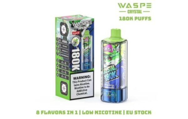 waspe-8-in-1-crystal-180k-puffs-11 Waspe 8 in 1 Crystal 180K Puffs disposable vape