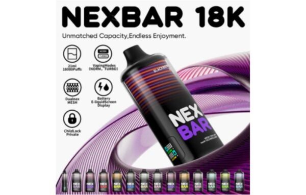 Vape jetable Wotofo nexBar 18K
