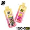 Zooy 6 in 1 120K disposable vape