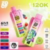 Zooy 6 in 1 120K disposable vape