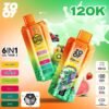 Zooy 6 in 1 120K disposable vape